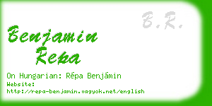 benjamin repa business card