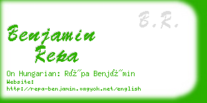 benjamin repa business card